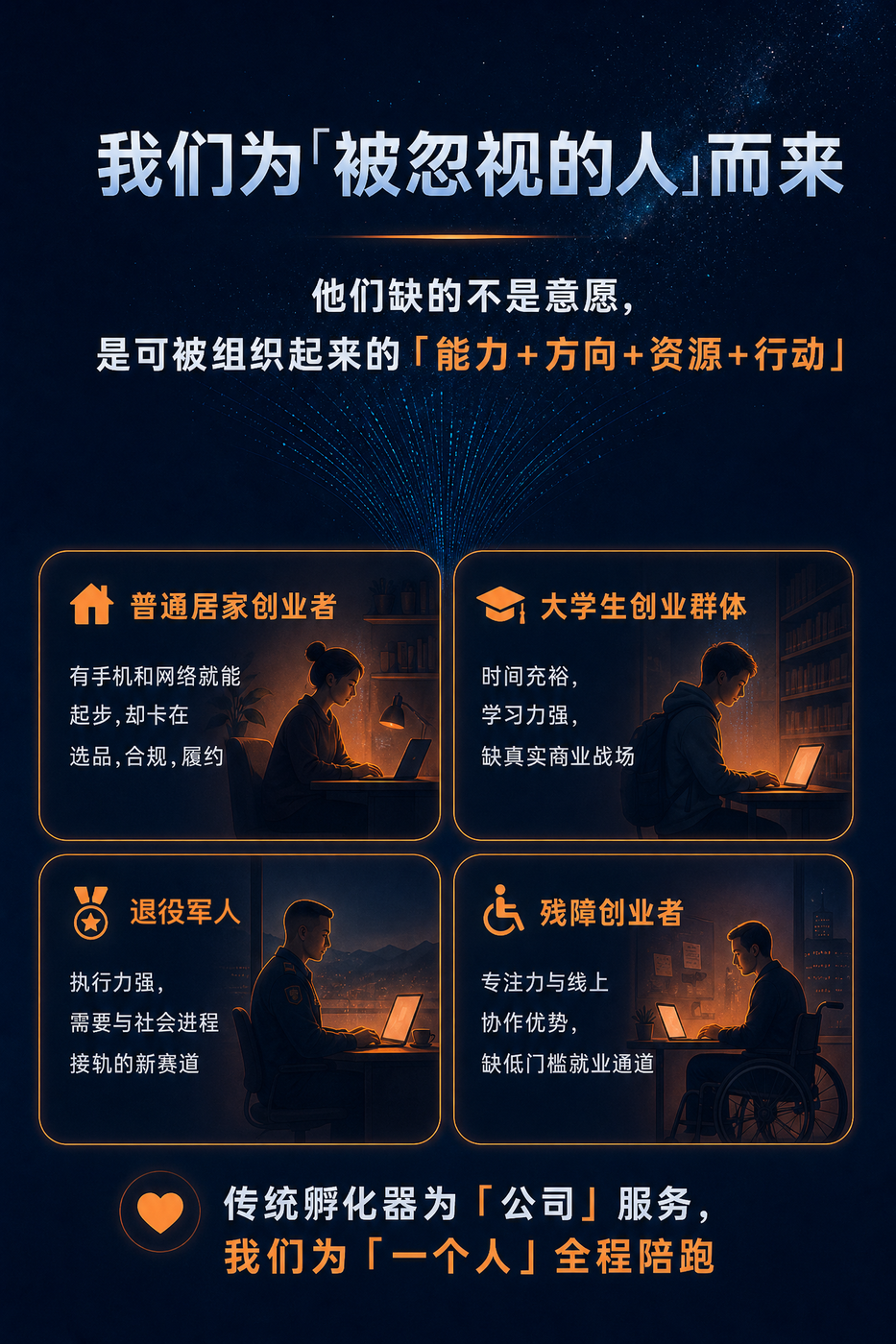 我们为被忽视的人而来